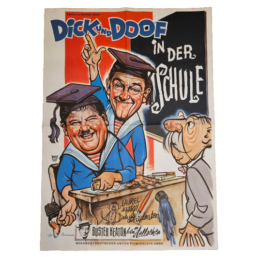 Dick Und Doof In Der Schule 1964 Original Filmplakat (Deutsch)