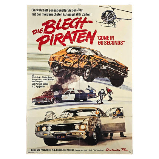 Die Blechpiraten 1974 Original Filmplakat A1 (Deutsch)