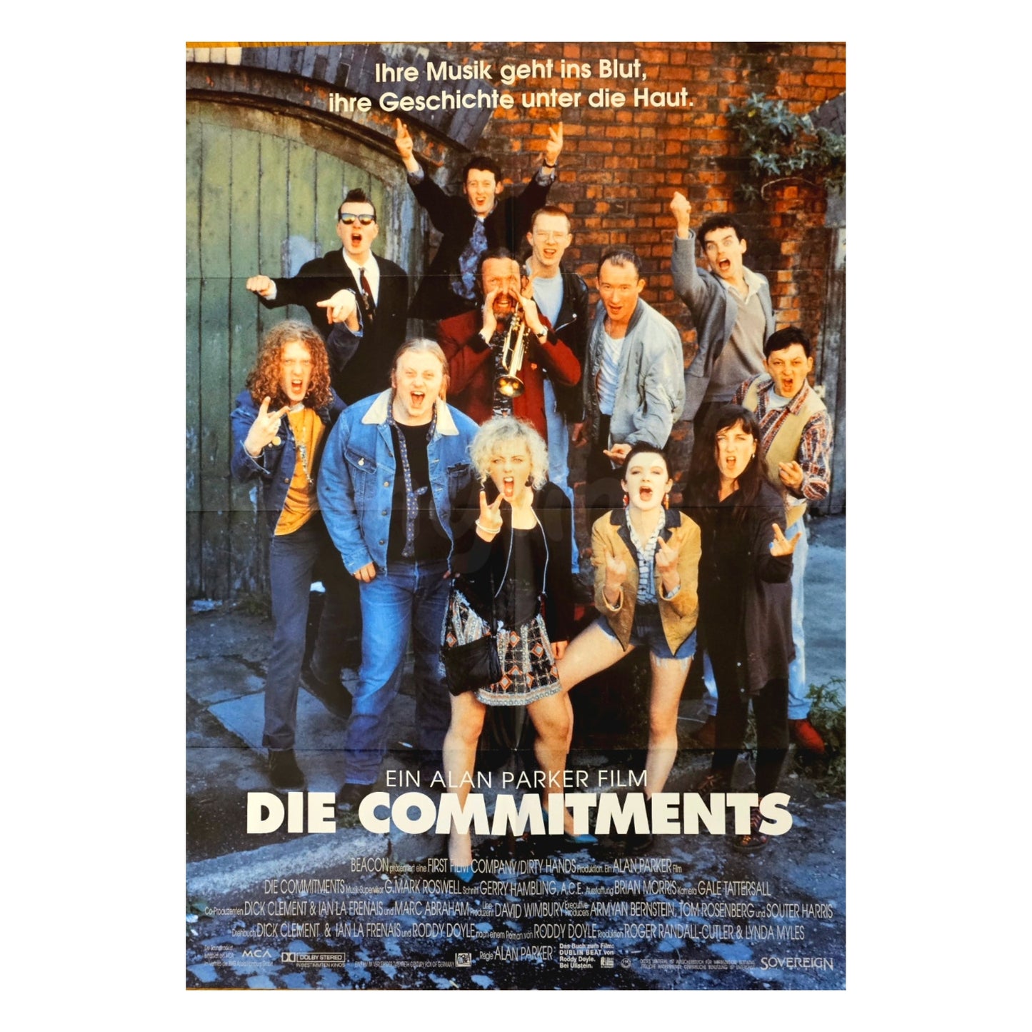 Die Commitments 1991 Original Filmplakat A1 (Deutsch)
