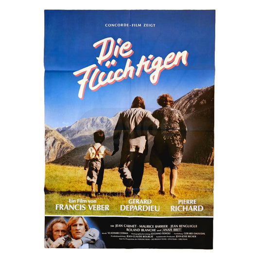Die Flüchtigen 1986 Gerard Depardieu Original Filmplakat A1 (Deutsch)