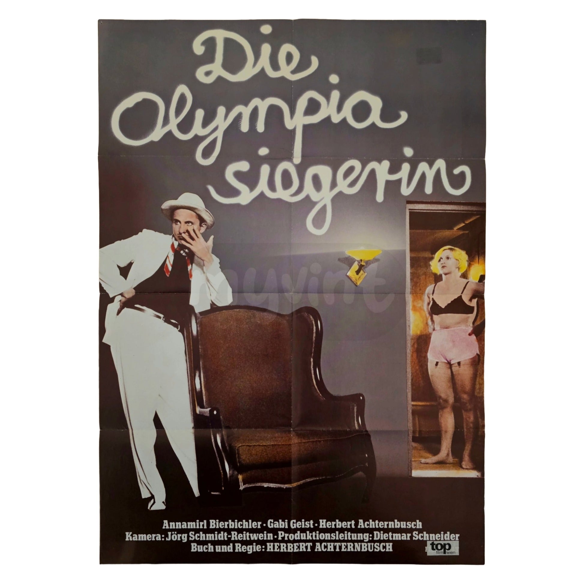 Die Olympiasiegerin 1983 Herbert Achternbusch Original Filmplakat A1 Motiv 1 (Deutsch)