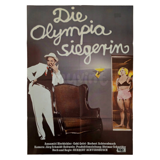 Die Olympiasiegerin 1983 Herbert Achternbusch Original Filmplakat A1 Motiv 1 (Deutsch)