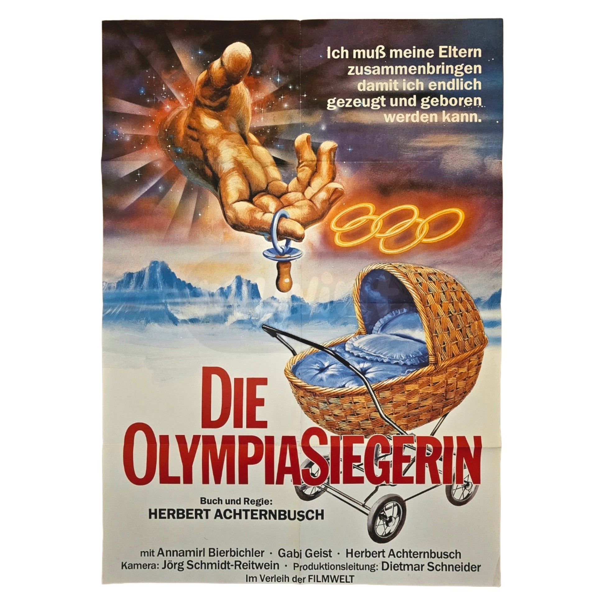 Die Olympiasiegerin 1983 Herbert Achternbusch Original Filmplakat A1 Motiv 2 (Deutsch)