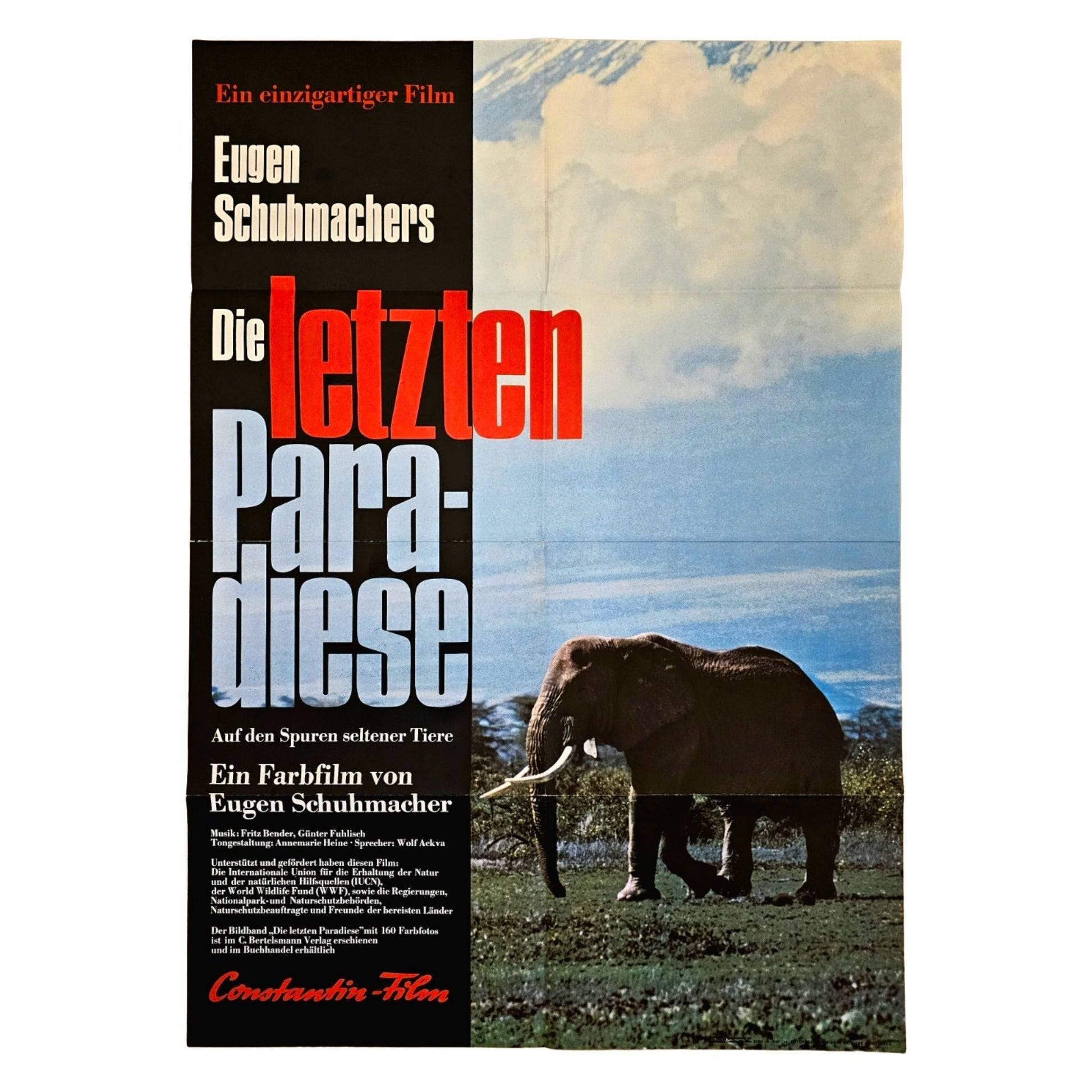 Die letzten Paradiese 1967 Original Filmplakat A1 (Deutsch)
