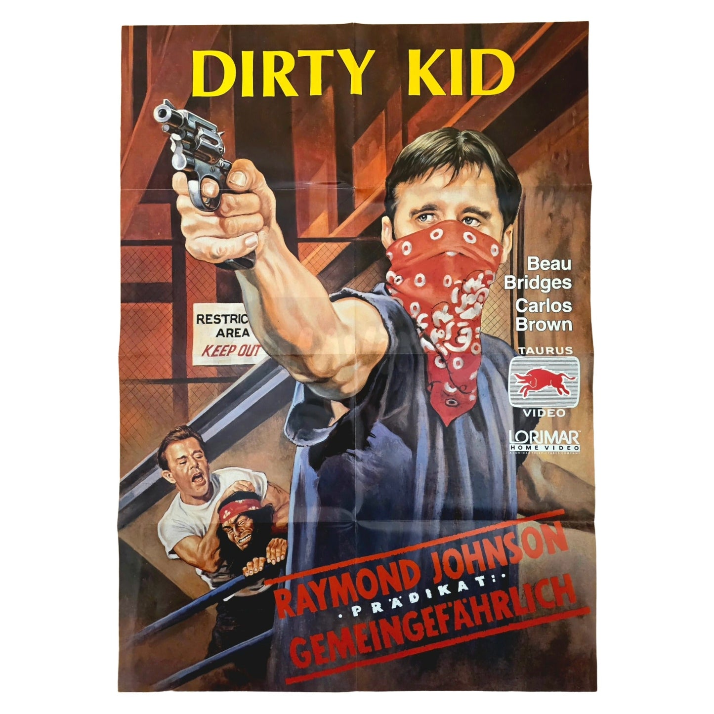 Dirty Kid 1982 Original Videothekenplakat Videoposter A1 (Deutsch)