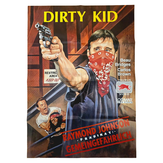 Dirty Kid 1982 Original Videothekenplakat Videoposter A1 (Deutsch)