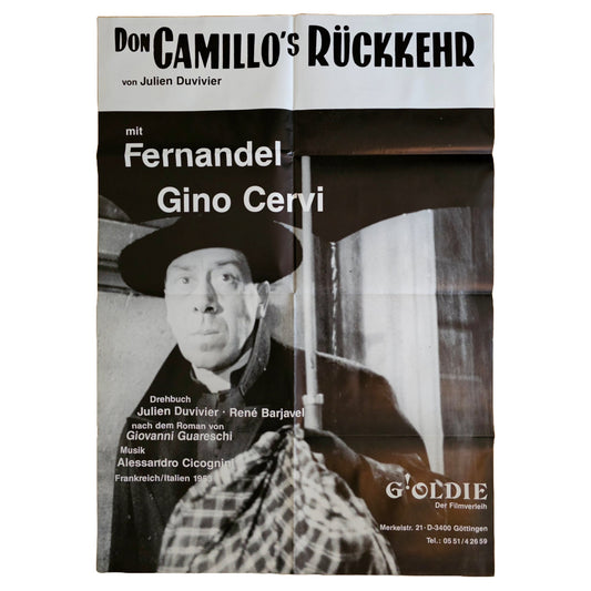 Don Camillos Rückkehr 1953 Julien Duvivier Filmplakat (Deutsch)