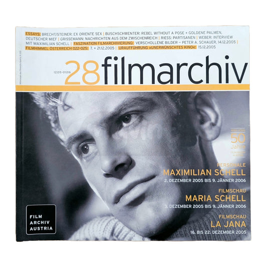Filmarchiv Austria 28 Filmzeitschrift (12/05) Maximilian Schell 2005
