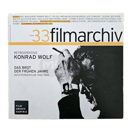 Filmarchiv Austria 33 Filmzeitschrift (5/06) Konrad Wolf 2006