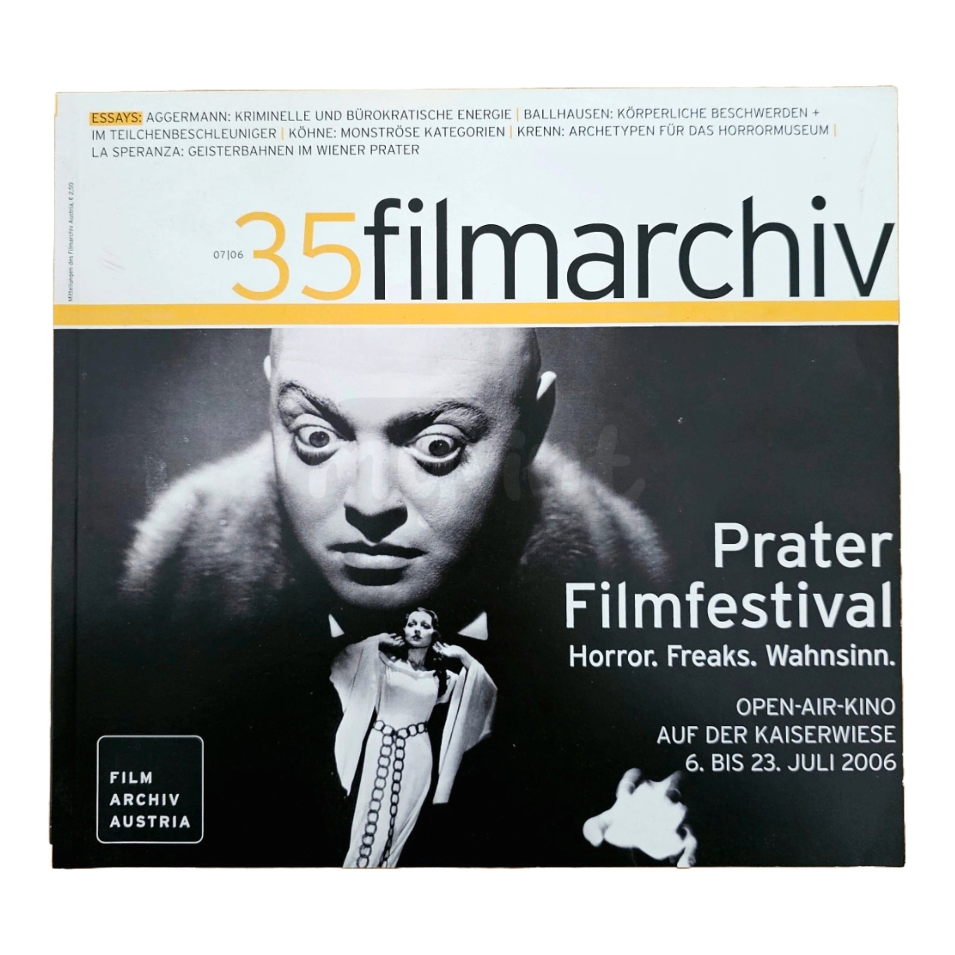 Filmarchiv Austria 35 Filmzeitschrift (7/06) Prater Filmfestival 2006