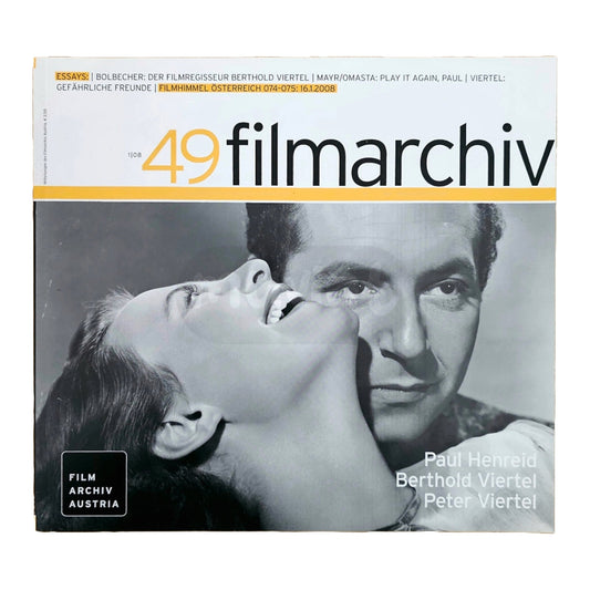 Filmarchiv Austria 49 Filmzeitschrift (1/08) Paul Heinreid 2008