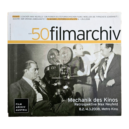 Filmarchiv Austria 50 Filmzeitschrift (2/08) Mechanik des Kinos 2008
