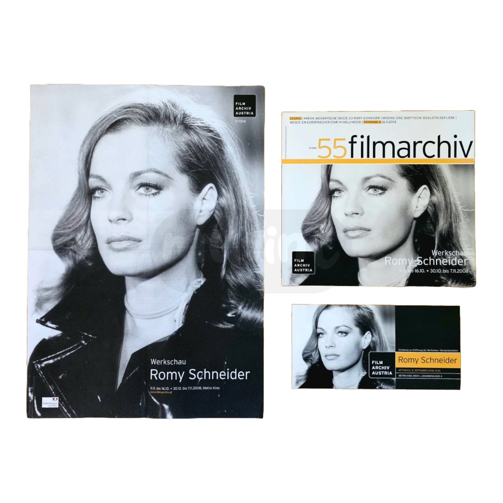 Filmarchiv Austria 55 Filmzeitschrift (9-11/08) Romy Schneider Plakat 2008