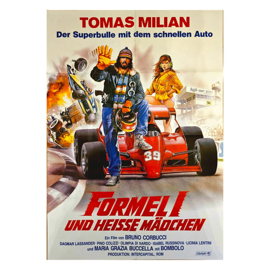Formel 1 und heisse Mädchen 1984 Original Filmplakat A1 (Deutsch)