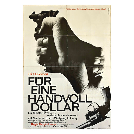 Für Eine Handvoll Dollar 1964 Clint Eastwood Original Filmplakat A1 (Deutsch)