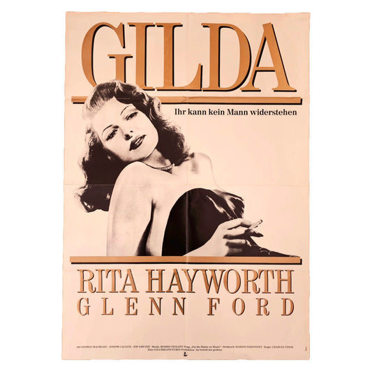 Gilda 1946 Rita Hayworth Glenn Ford Filmplakat A1 (Deutsch)