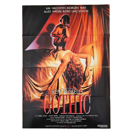 Gothic 1986 Ken Russell Original Filmplakat A1 (Deutsch)