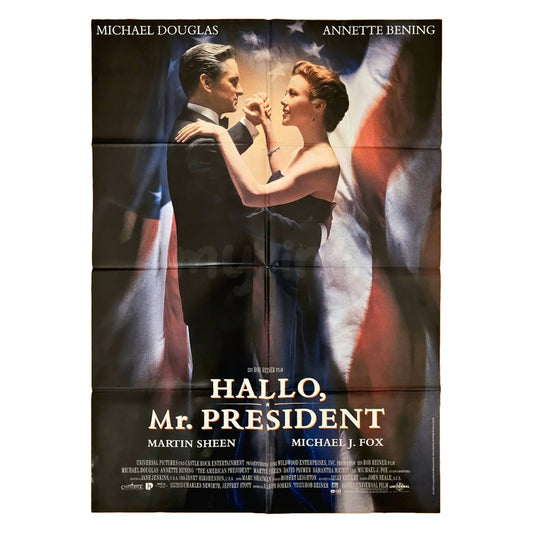 Hallo Mr President 1995 Michael Douglas Original Filmplakat A1 (Deutsch)