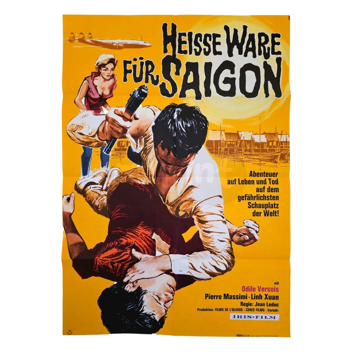Heisse Ware für Saigon 1963 Odile Versois Original Filmplakat A1 (Deutsch)