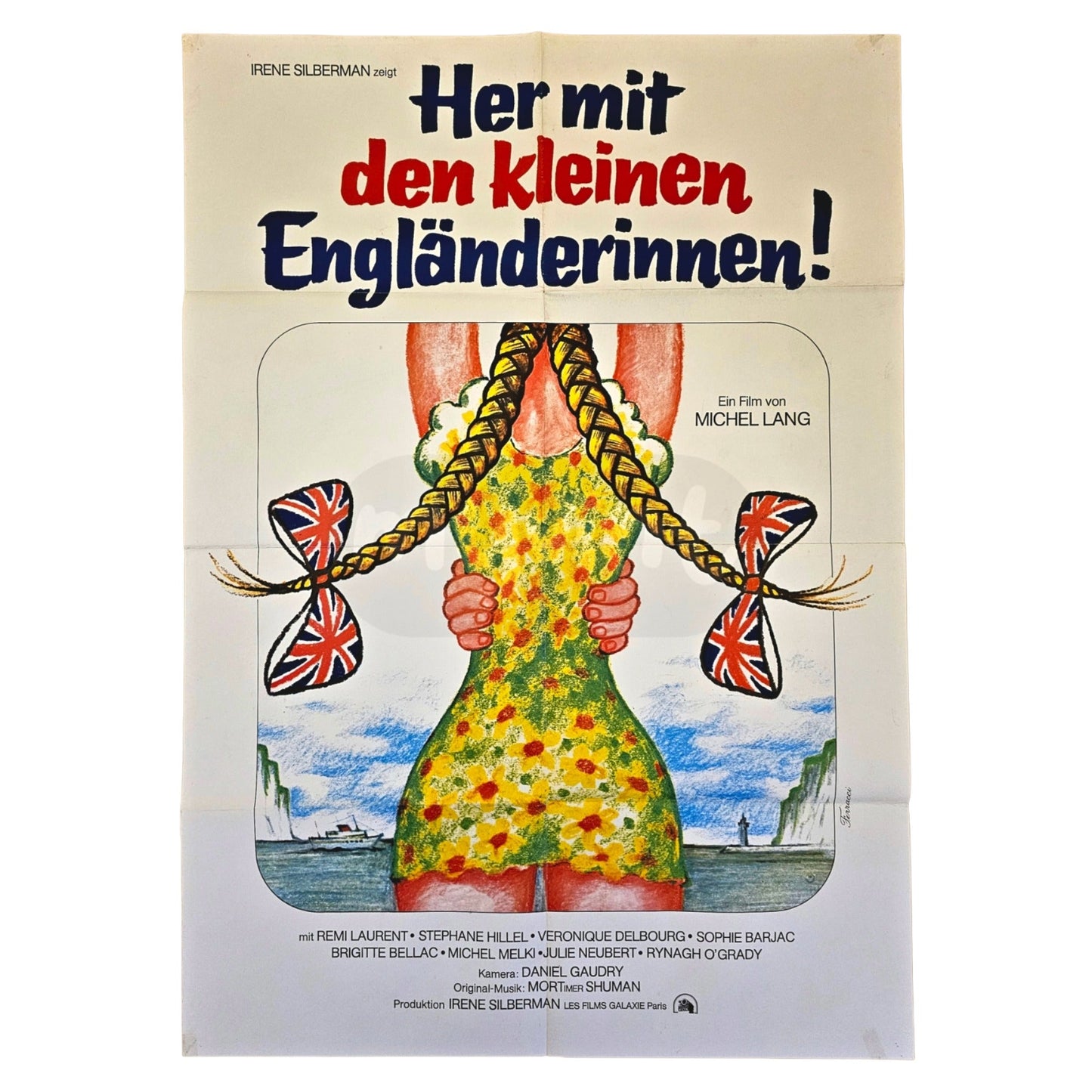 Her mit den kleinen Engländerinnen 1976 Original Filmplakat A1 (Deutsch)