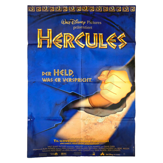 Hercules 1997 Walt Disney Original Filmplakat A1 (Deutsch)
