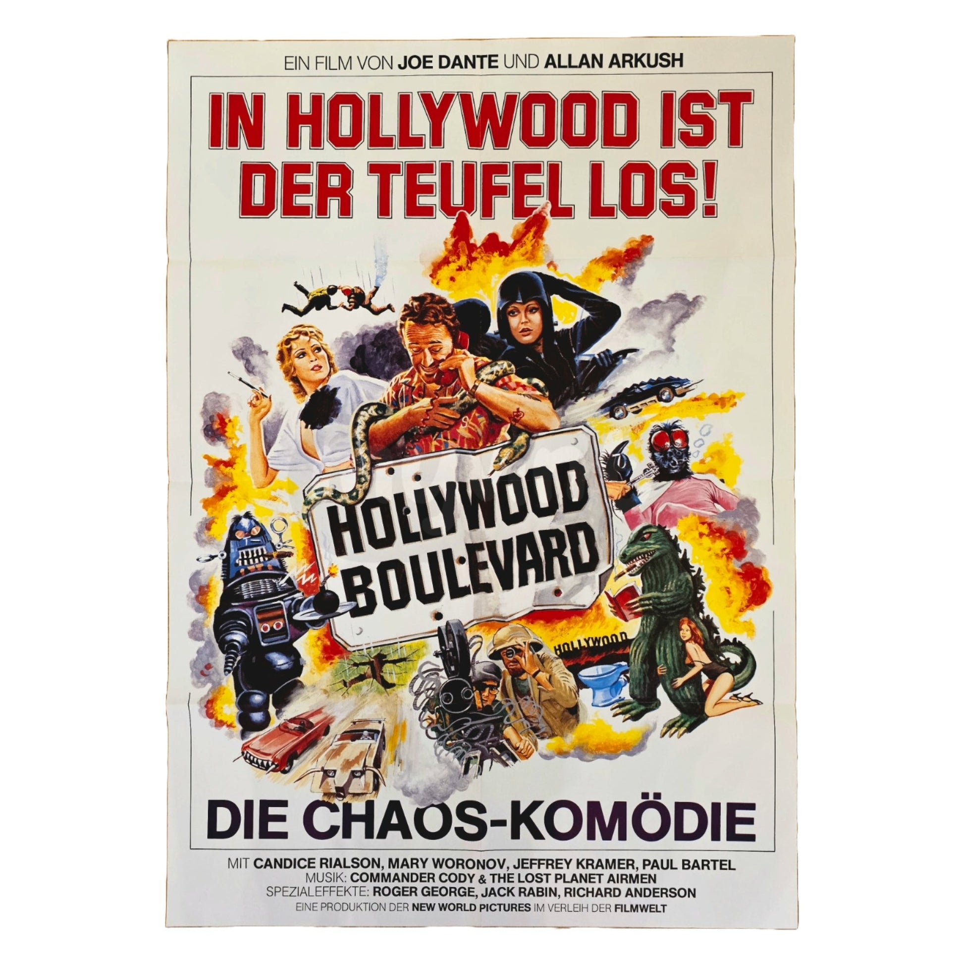 Hollywood Boulevard 1976 Original Filmplakat A1 (Deutsch)