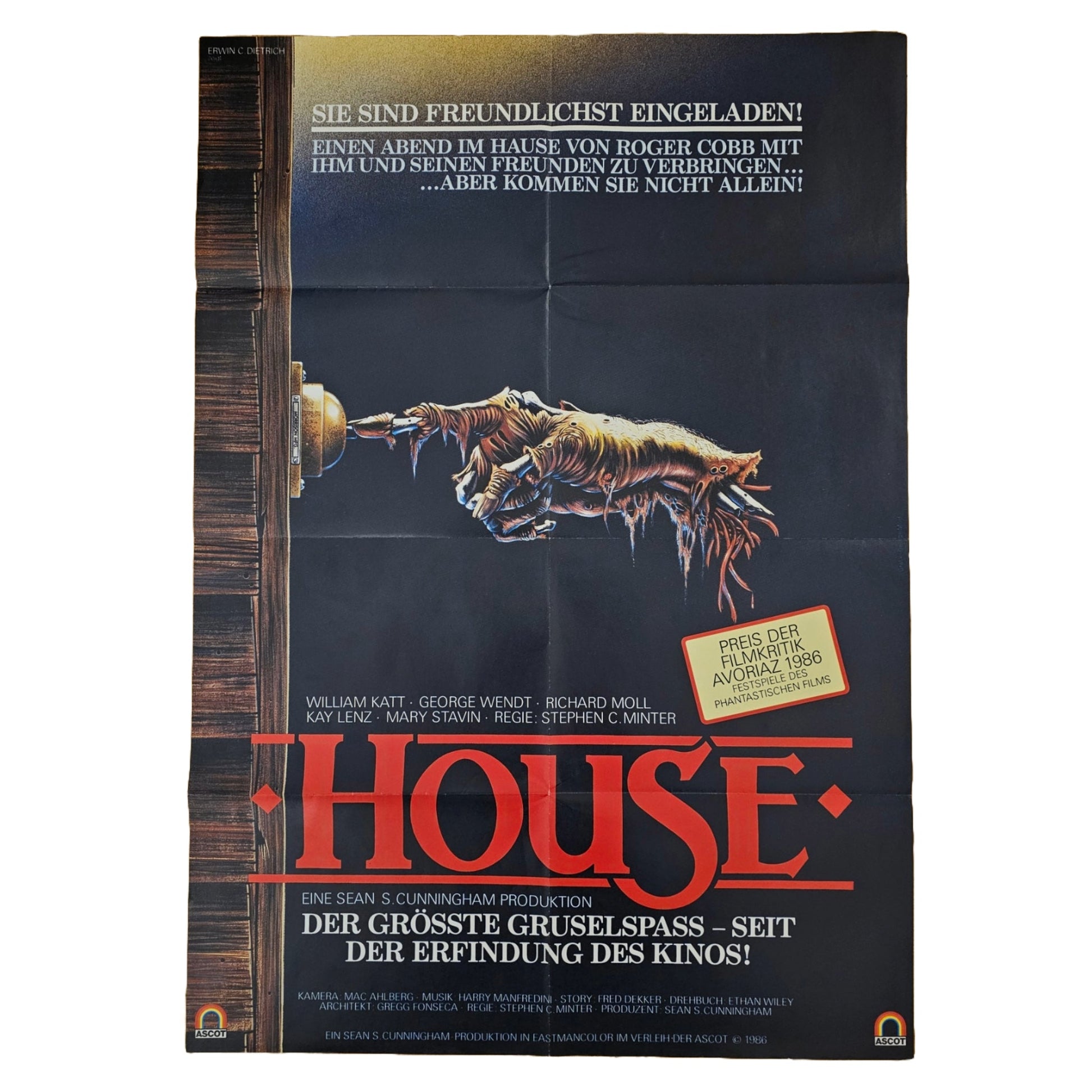 House 1985 Original Filmplakat (Deutsch)