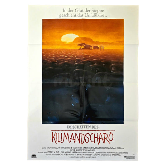 Im Schatten des Kilimandscharos 1986 Original Filmplakat A1 (Deutsch)