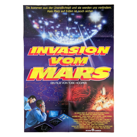 Invasion vom Mars 1986 Original Filmplakat A1 (Deutsch)