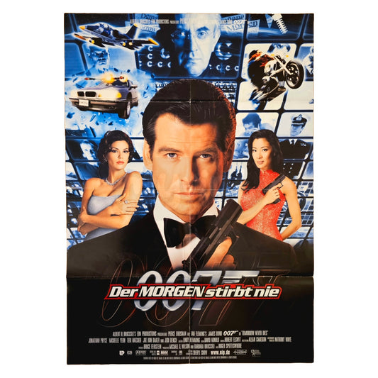 James Bond 007 Der Morgen Stirbt Nie 1997 Pierce Brosnan Original Filmplakat A1 (Deutsch)
