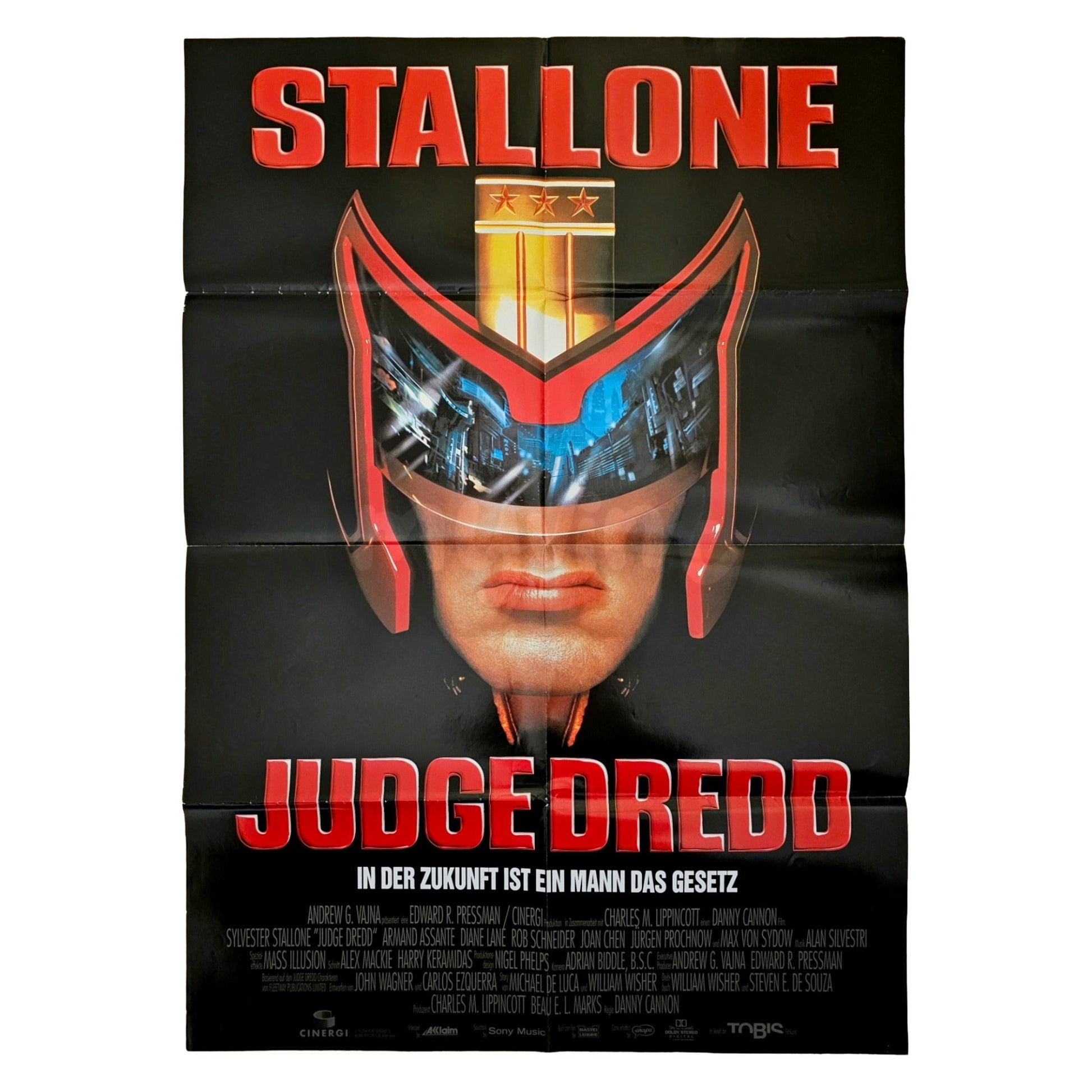 Judge Dredd 1995 Sylvester Stallone Original Filmplakat A1 (Deutsch)