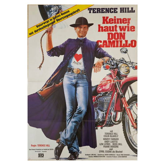 Keiner Haut Wie Don Camillo 1983 Terence Hill Original Filmplakat (Deutsch)
