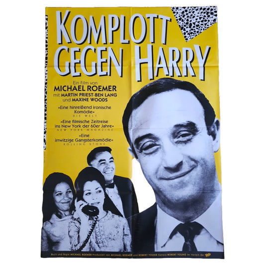 Komplott Gegen Harry 1989 Michael Roemer Original Filmplakat (Deutsch)