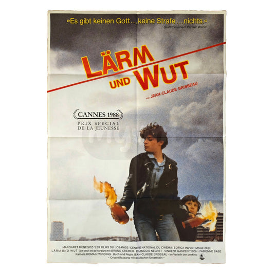 Lärm und Wut 1988 Original Filmplakat A1 (Deutsch)
