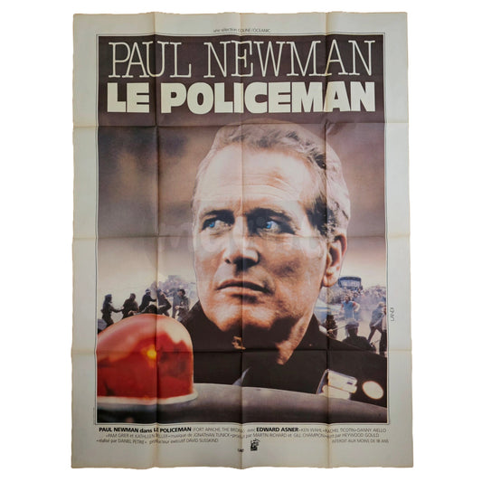 Le Policeman 1981 Paul Newman Original Filmplakat (Französisch)