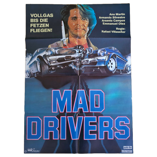 Mad Drivers 1978 Original Filmplakat (Deutsch)