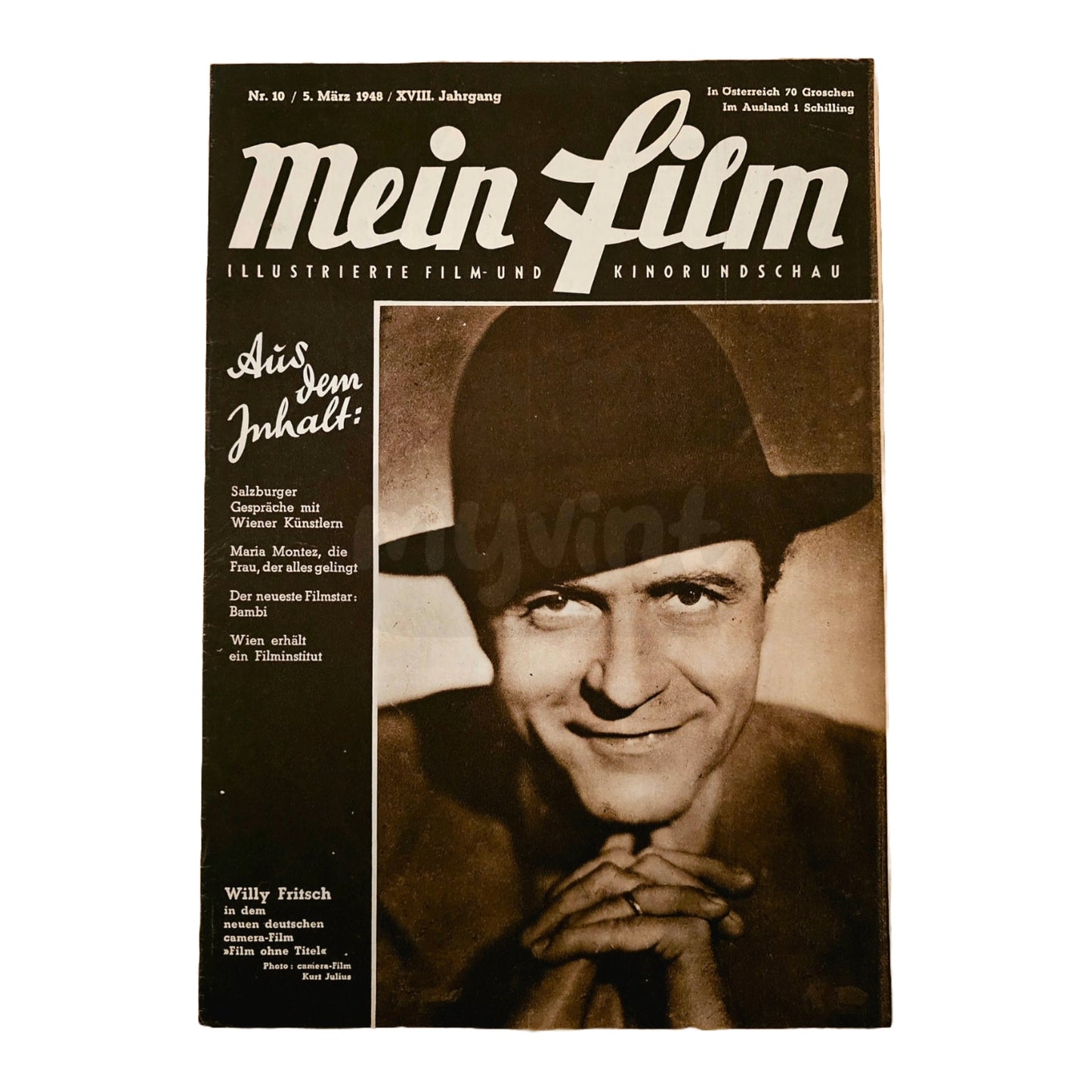 Mein Film 10 (1948) Filmzeitschrift Willy Fritsch