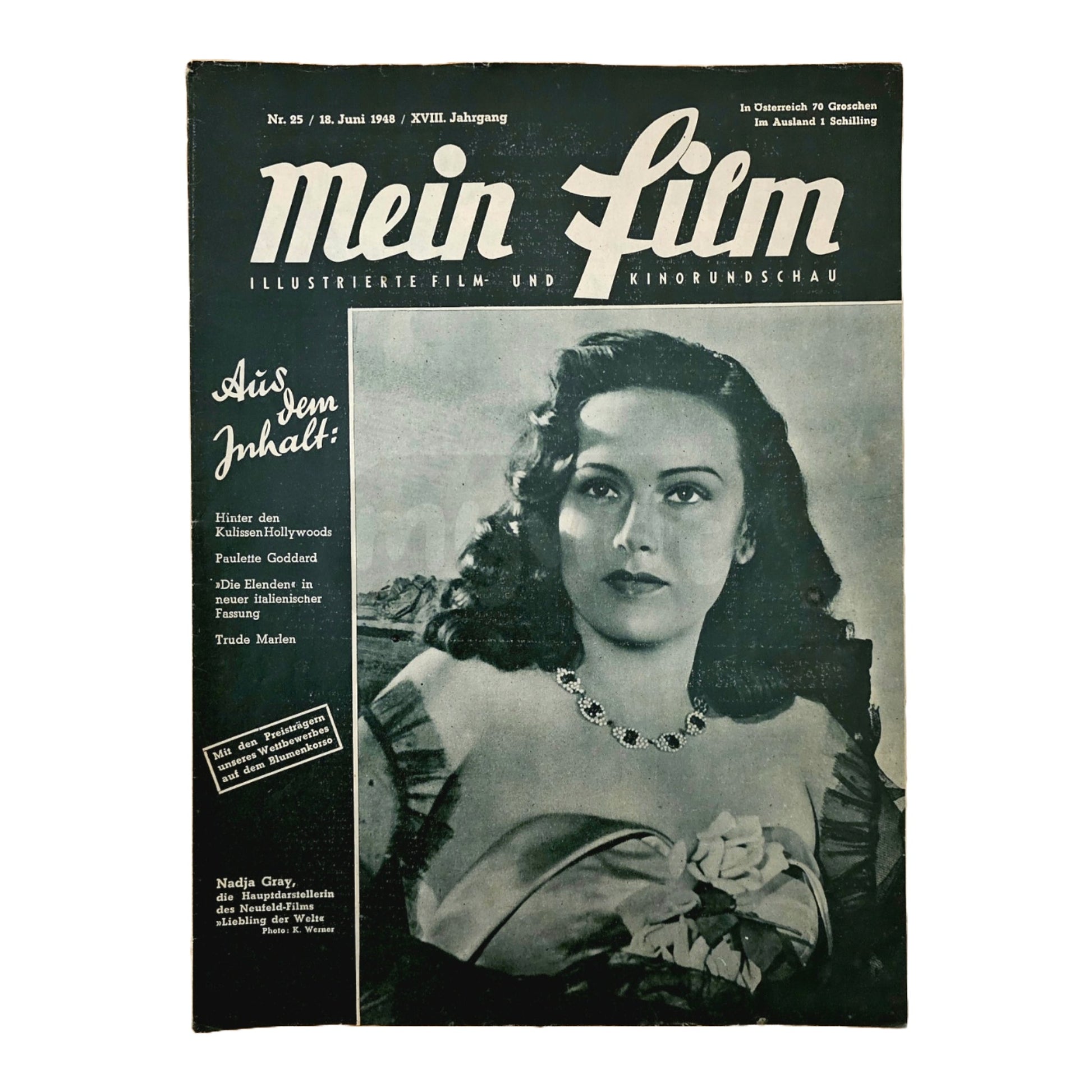 Mein Film 25 (1948) Filmzeitschrift Nadja Gray