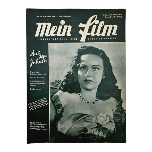 Mein Film 25 (1948) Filmzeitschrift Nadja Gray