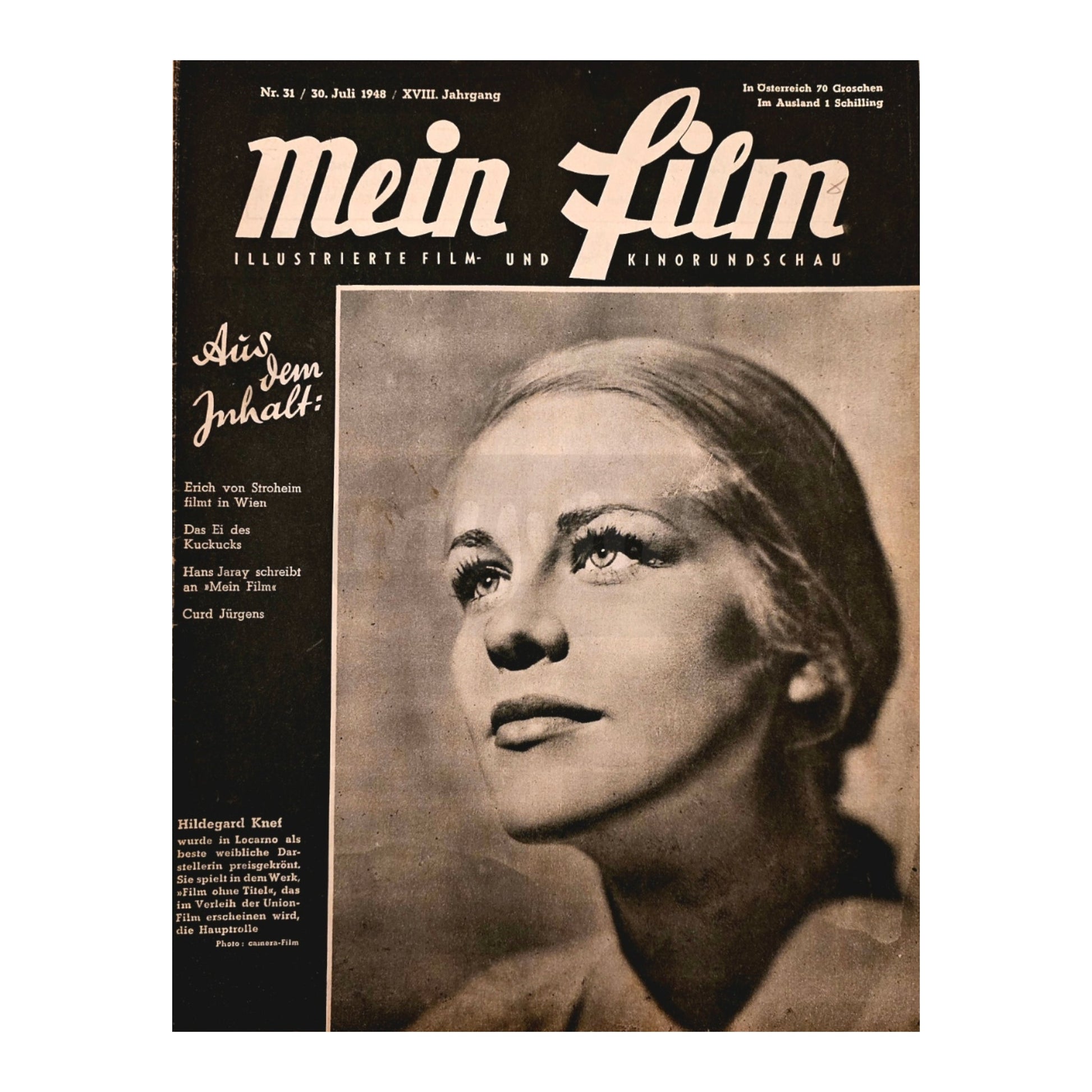 Mein Film 31 (1948) Filmzeitschrift Hildegard Knef