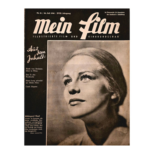 Mein Film 31 (1948) Filmzeitschrift Hildegard Knef