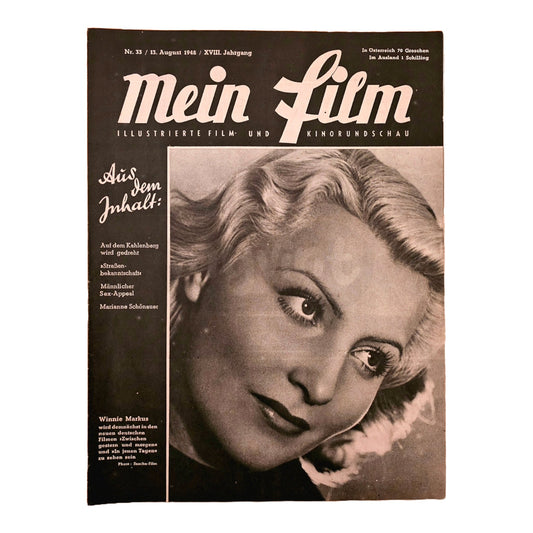 Mein Film 33 (1948) Filmzeitschrift Winnie Markus
