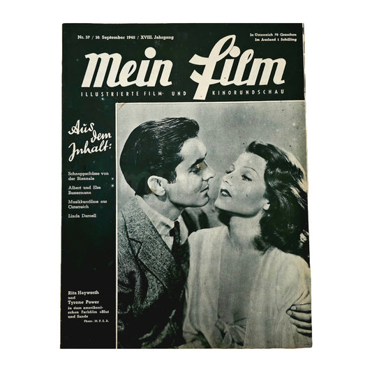 Mein Film 37 (1948) Filmzeitschrift Rita Hayworth Tyrone Power