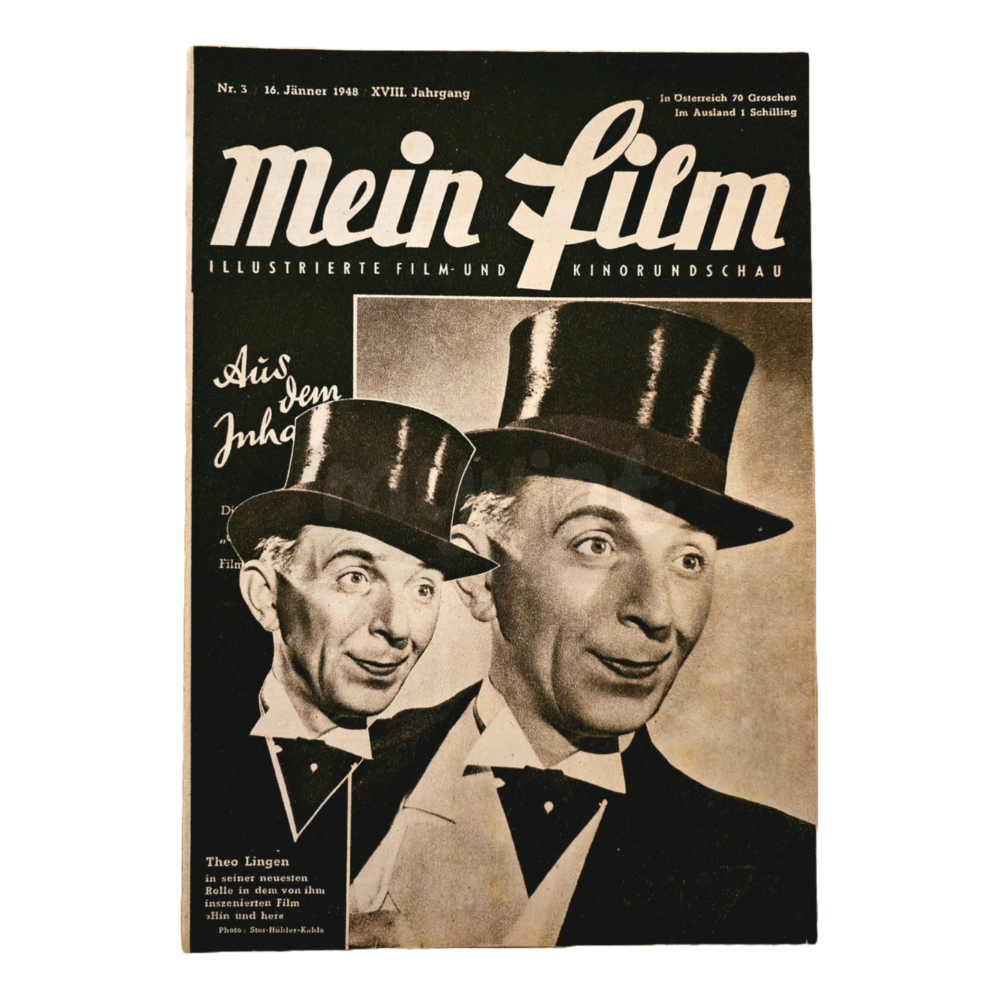 Mein Film 3 (1948) Filmzeitschrift Theo Lingen