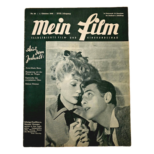 Mein Film 40 (1948) Filmzeitschrift Edwige Feuillere Stewart Granger