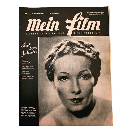 Mein Film 41 (1948) Filmzeitschrift Brigitte Horney 