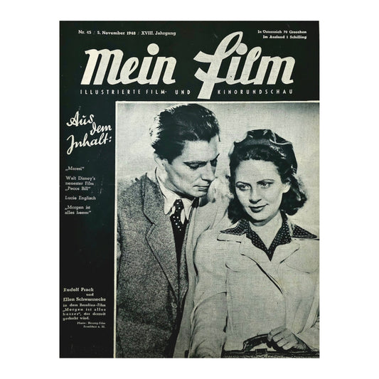 Mein Film 45 (1948) Filmzeitschrift Rudolf Prack Ellen Schwannecke