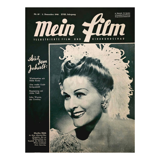 Mein Film 49 (1948) Filmzeitschrift Marika Rökk