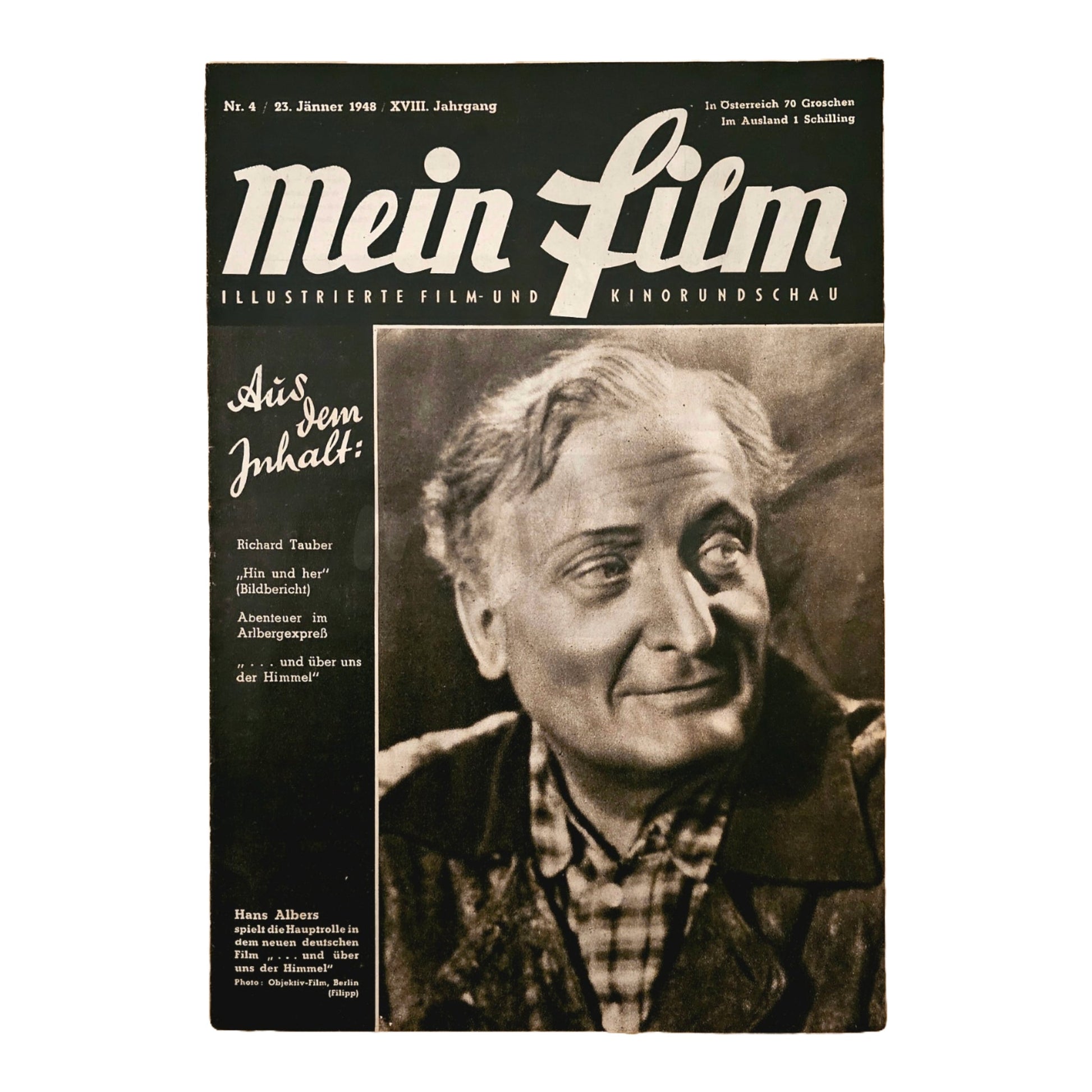 Mein Film 4 (1948) Filmzeitschrift Hans Albers