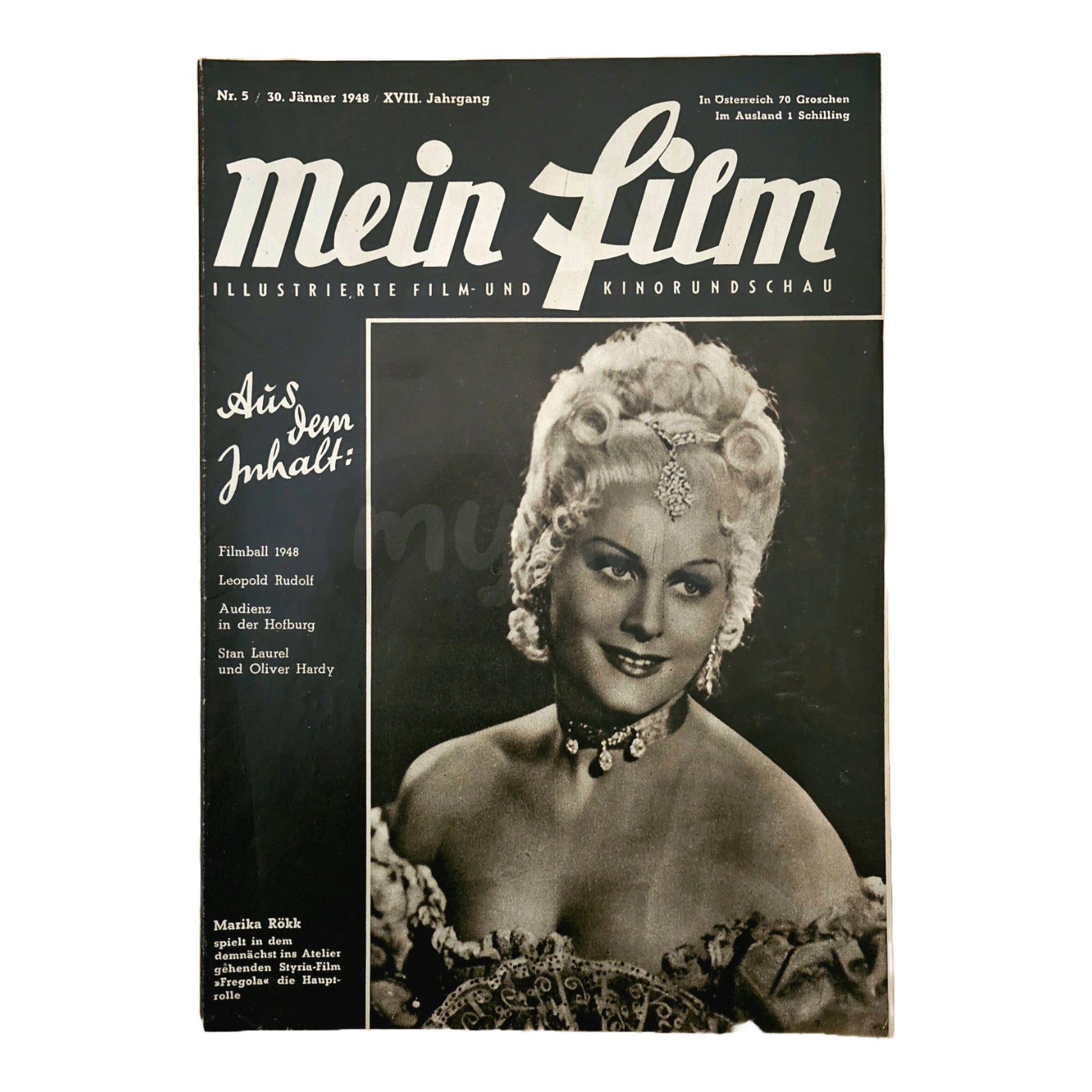 Mein Film 5 (1948) Filmzeitschrift Marika Rökk